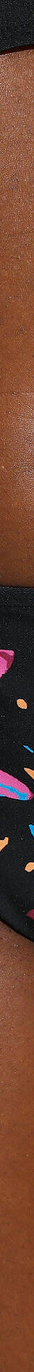 Culotte de bain forme midi imprimée Lokia (noir / fuchsia) Culotte de bain forme midi imprimée Lokia (noir / fuchsia)